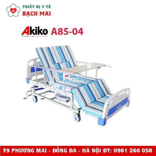 Giường Bệnh Nhân Đa Năng 4 Tay Quay Akiko A85-04