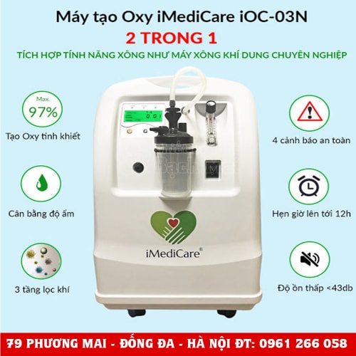 Máy Tạo Oxy IMEDICARE IOC-03N Máy Tạo Oxy IMEDICARE IOC-03N