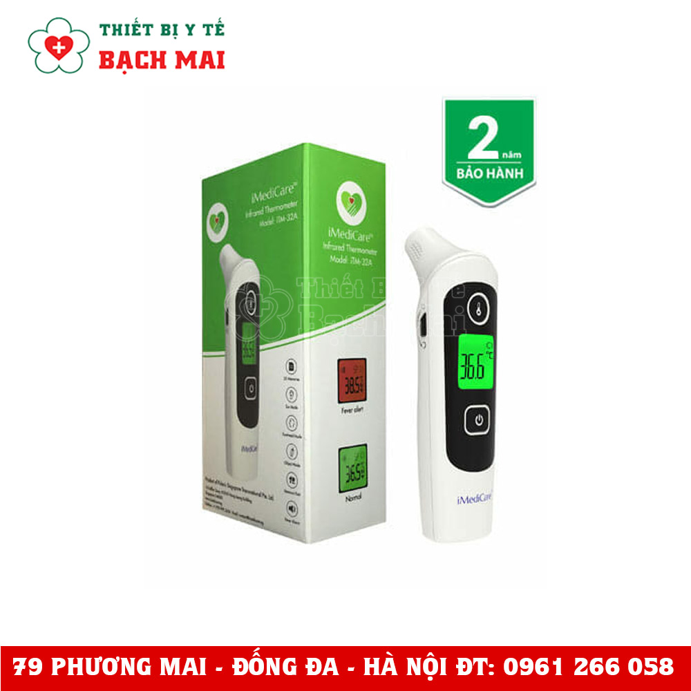 Nhiệt Kế Hồng Ngoại Imedicare ITM-32A Nhiệt Kế Hồng Ngoại Imedicare ITM-32A
