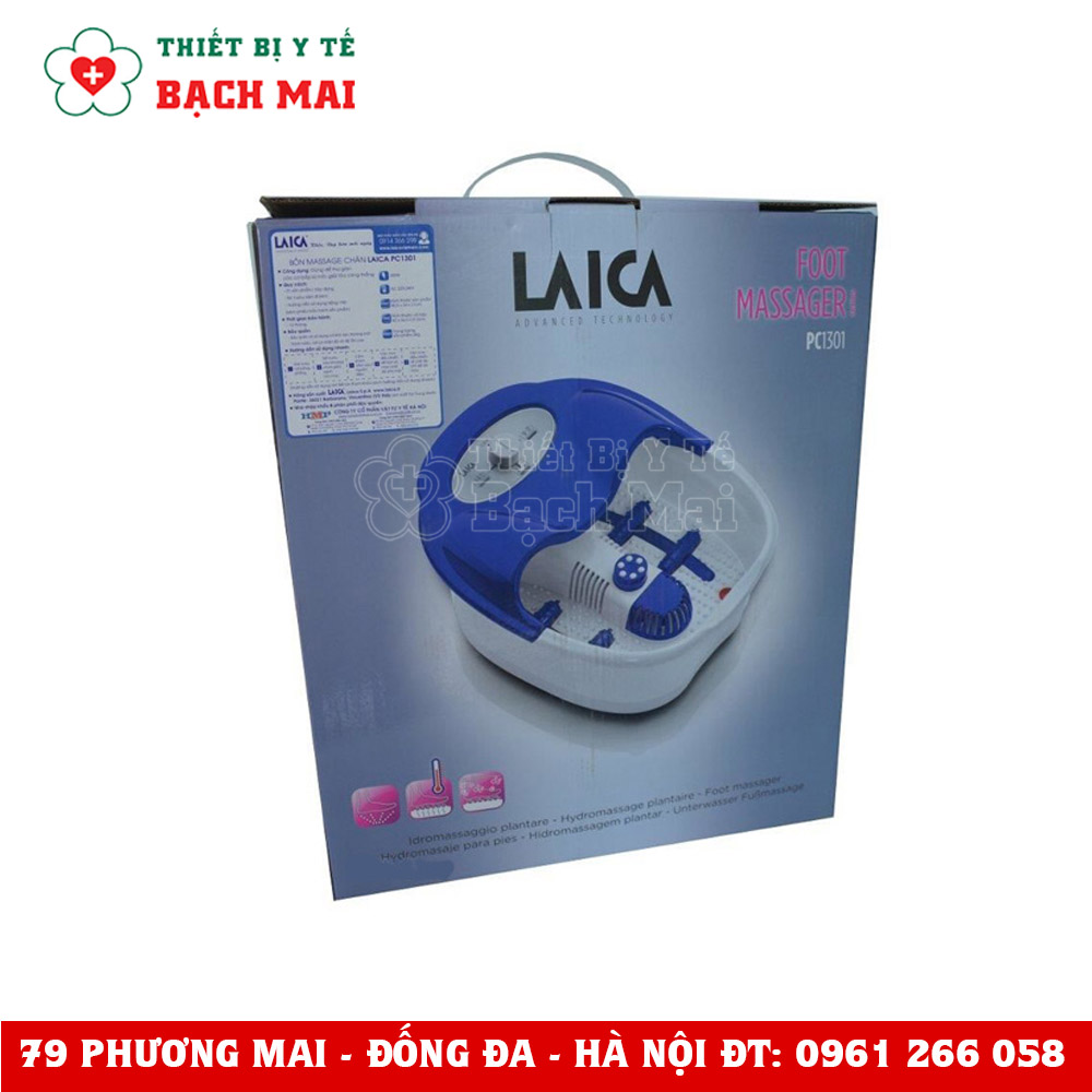 Bồn Ngâm Chân Massage Laica PC-1301