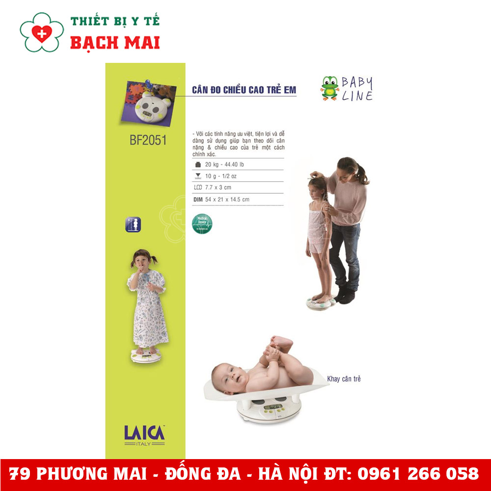 Cân Trẻ Em Laica BF2051 Cân Trẻ Em Laica BF2051