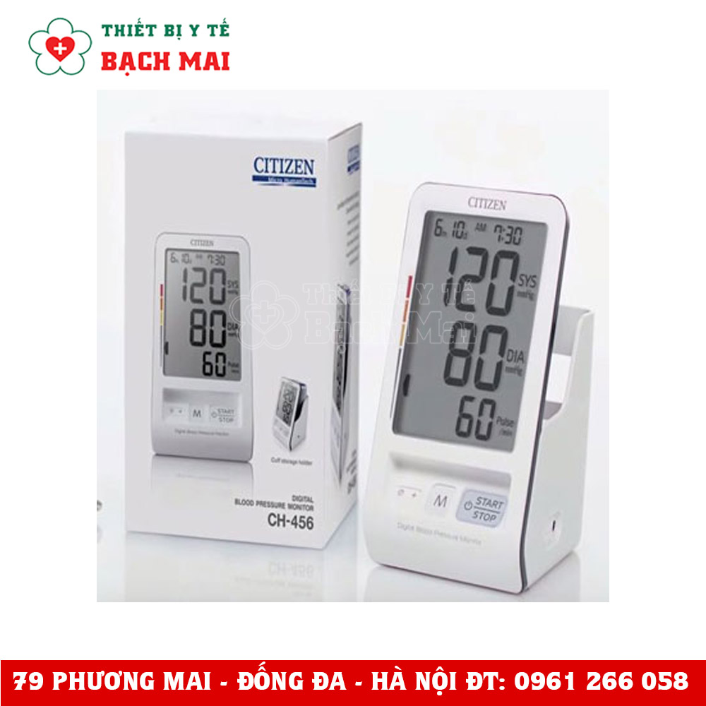 Máy Đo Huyết Áp Bắp Tay Citizen CH456 Máy Đo Huyết Áp Bắp Tay Citizen CH456