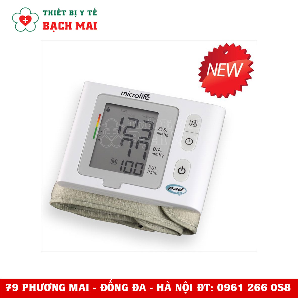 Máy Đo Huyết Áp Cổ Tay Microlife W2 Slim Máy Đo Huyết Áp Cổ Tay Microlife W2 Slim