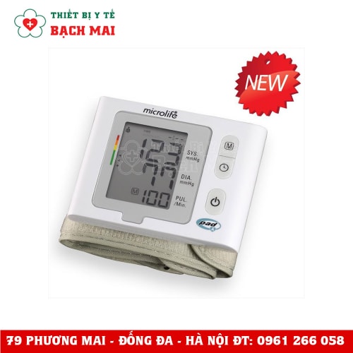 Máy Đo Huyết Áp Cổ Tay Microlife W2 Slim Máy Đo Huyết Áp Cổ Tay Microlife W2 Slim