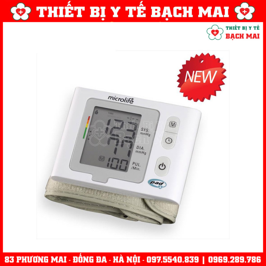 Máy Đo Huyết Áp Cổ Tay Microlife W2 Slim