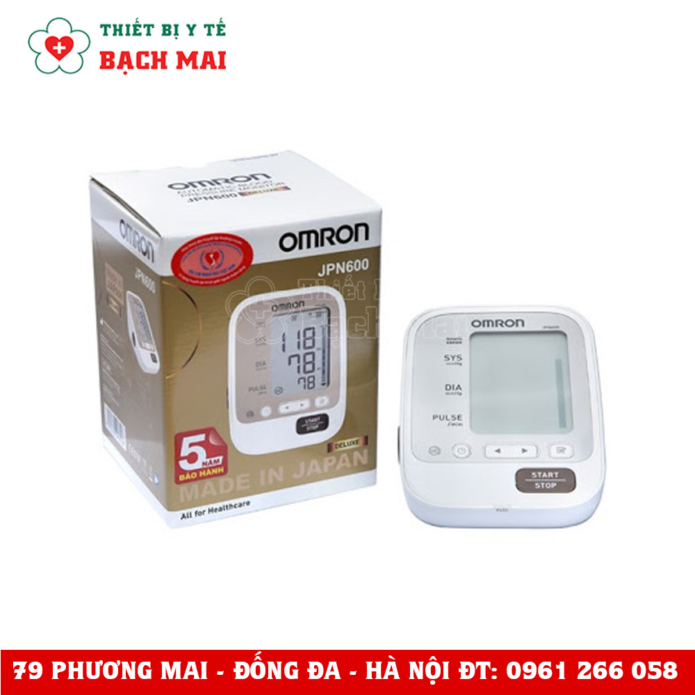 Máy Đo Huyết Áp Bắp Tay Omron JPN600 Máy Đo Huyết Áp Bắp Tay Omron JPN600