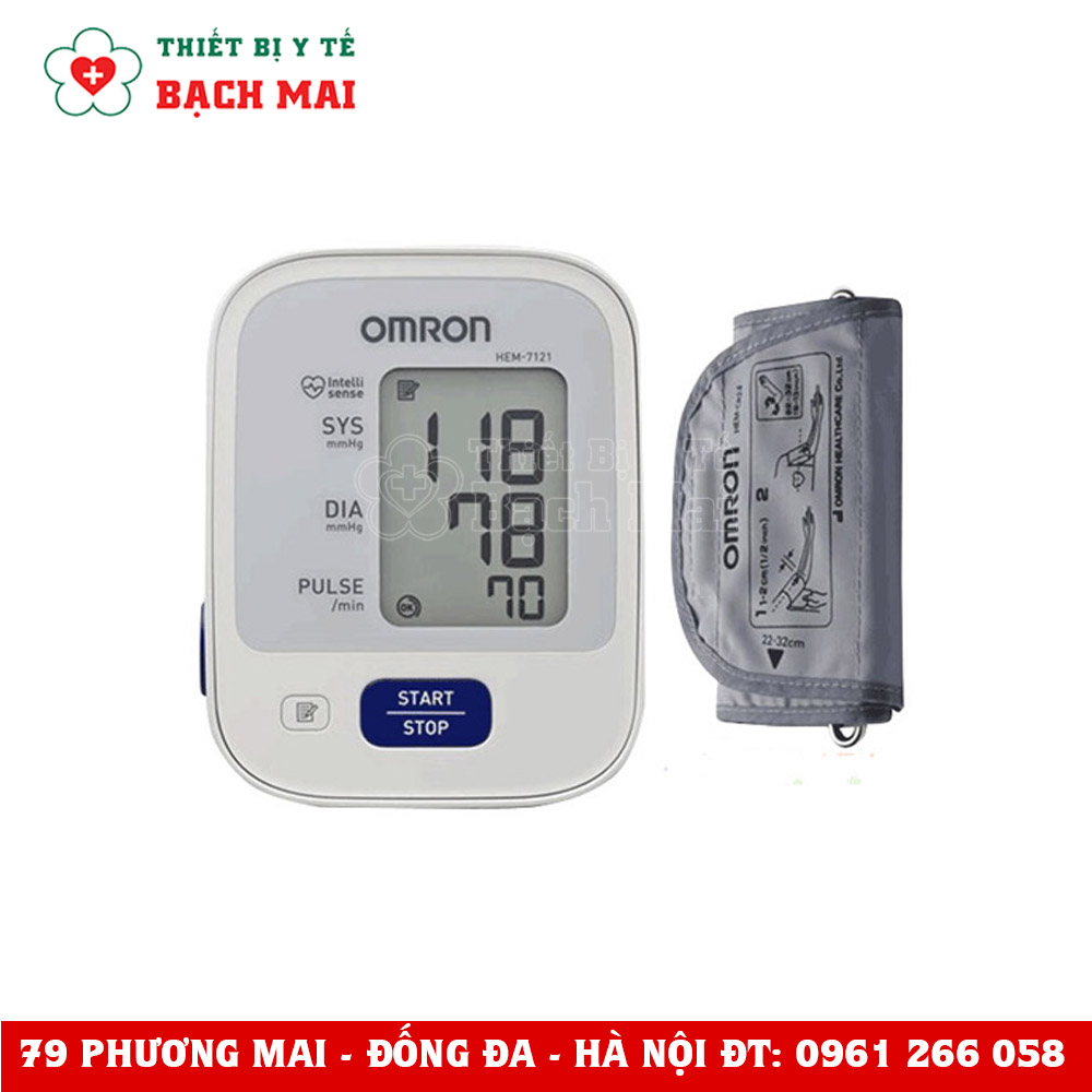 Máy Đo Huyết Áp Bắp Tay Omron HEM-7121 Máy Đo Huyết Áp Bắp Tay Omron HEM-7121