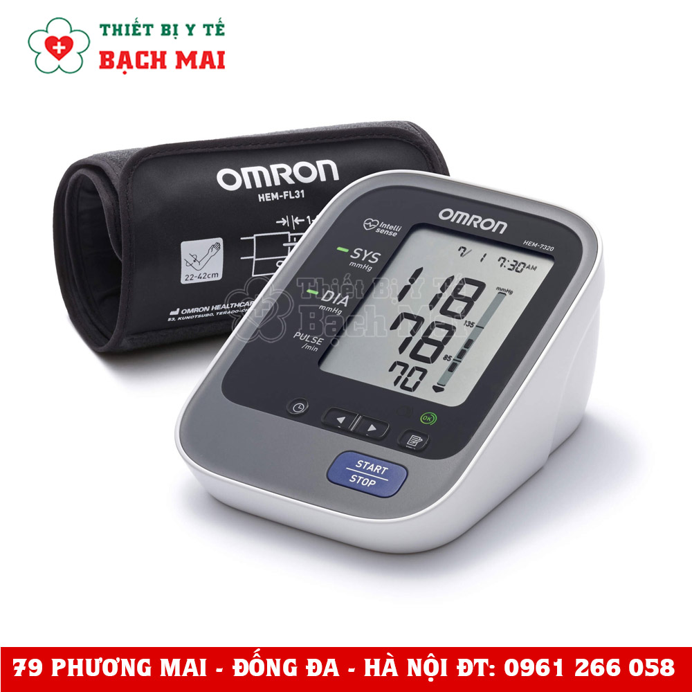 Máy Đo Huyết Áp Bắp Tay Omron HEM-7320 Máy Đo Huyết Áp Bắp Tay Omron HEM-7320