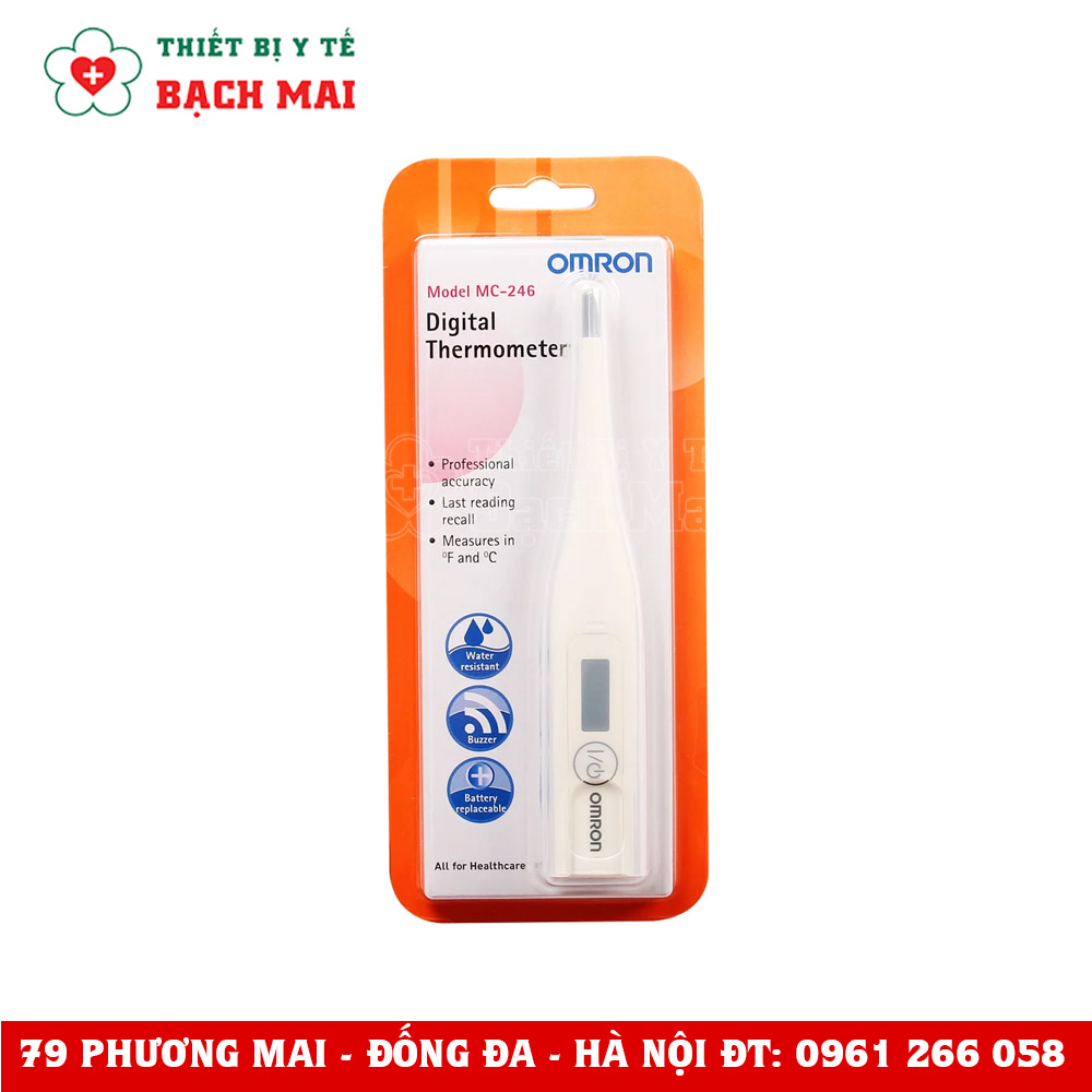 Nhiệt Kế Điện Tử Omron MC-246 Nhiệt Kế Điện Tử Omron MC-246