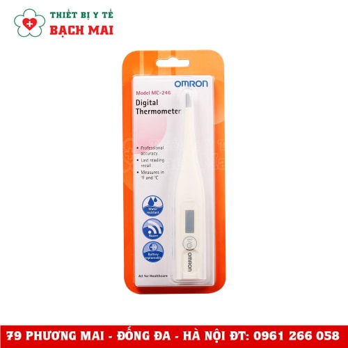 Nhiệt Kế Điện Tử Omron MC-246 Nhiệt Kế Điện Tử Omron MC-246