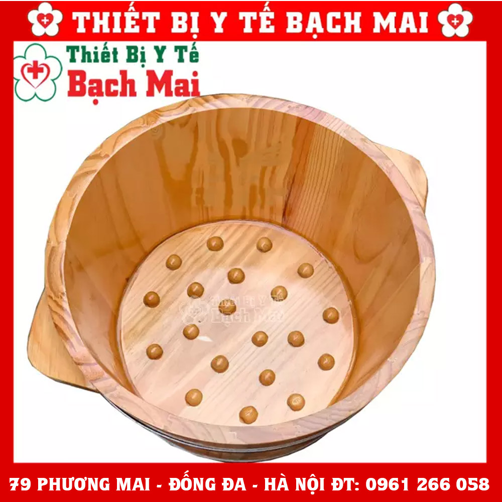 Chậu Gỗ Ngâm Chân Có Hạt Massage CG01 Chậu Gỗ Ngâm Chân Có Hạt Massage CG01