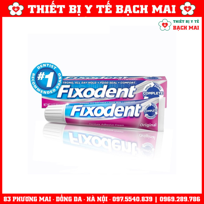 Keo Dán Hàm Răng Giả Fixodent