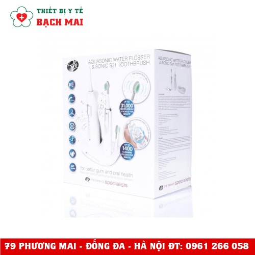Máy Tăm Nước Kèm Bàn Chải Siêu Âm RIO DCIT Máy Tăm Nước Kèm Bàn Chải Siêu Âm RIO DCIT