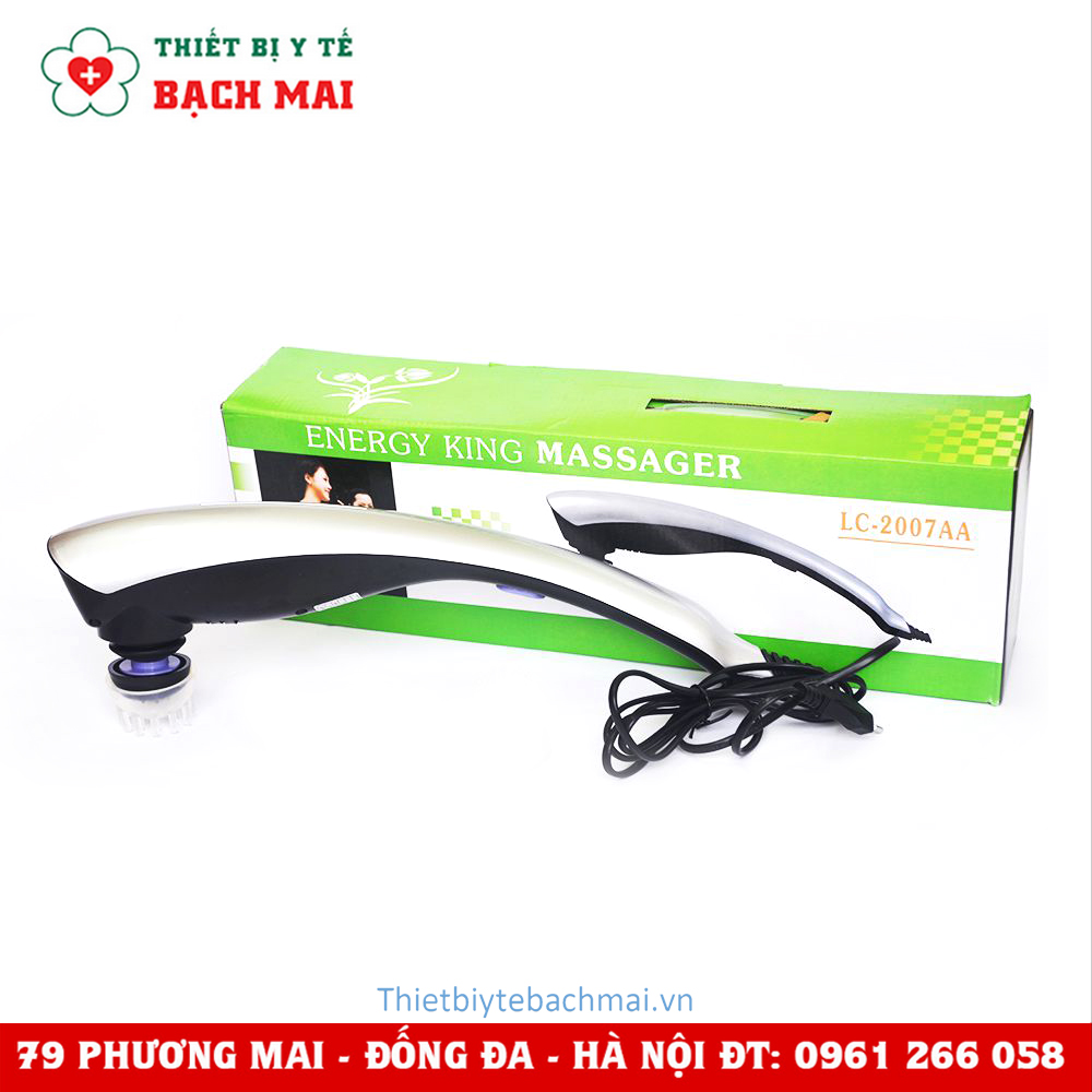 Máy Massage Cầm Tay 3 Đầu Massage Akiko A2007 Máy Massage Cầm Tay 3 Đầu Massage Akiko A2007