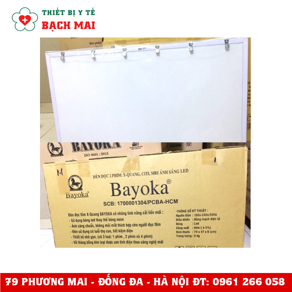 Đèn Đọc Phim X-Quang 2 Cửa Bayoka (5x49x75cm ) Đèn Đọc Phim X-Quang 2 Cửa Bayoka (5x49x75cm )
