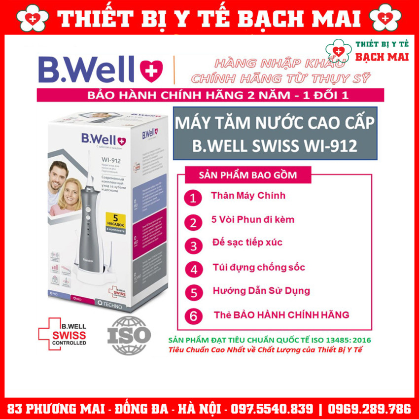 Máy Tăm Nước B.Well Swiss WI-912