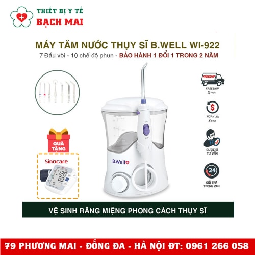 Máy Tăm Nước Gia Đình B.Well Swiss WI-922 Máy Tăm Nước Gia Đình B.Well Swiss WI-922
