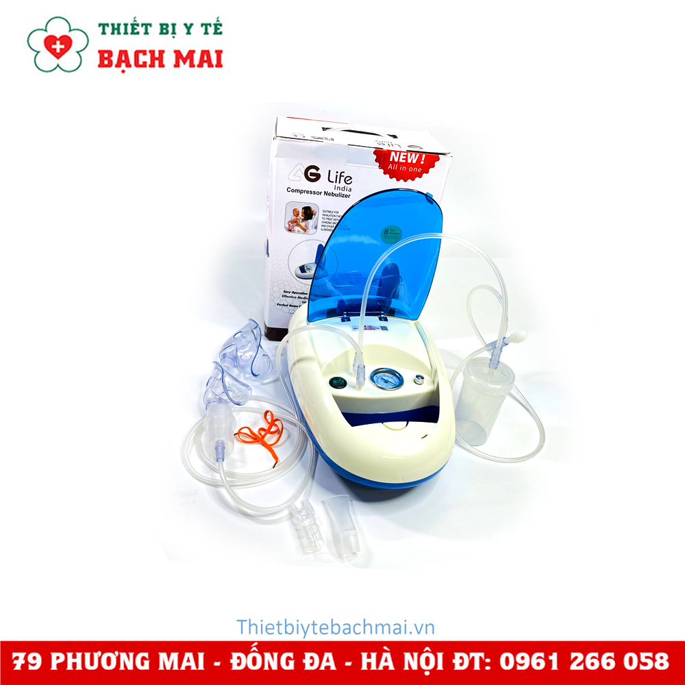 Máy Xông, Hút Mũi 2 In 1 AGLife Hi Baby - Ấn Độ