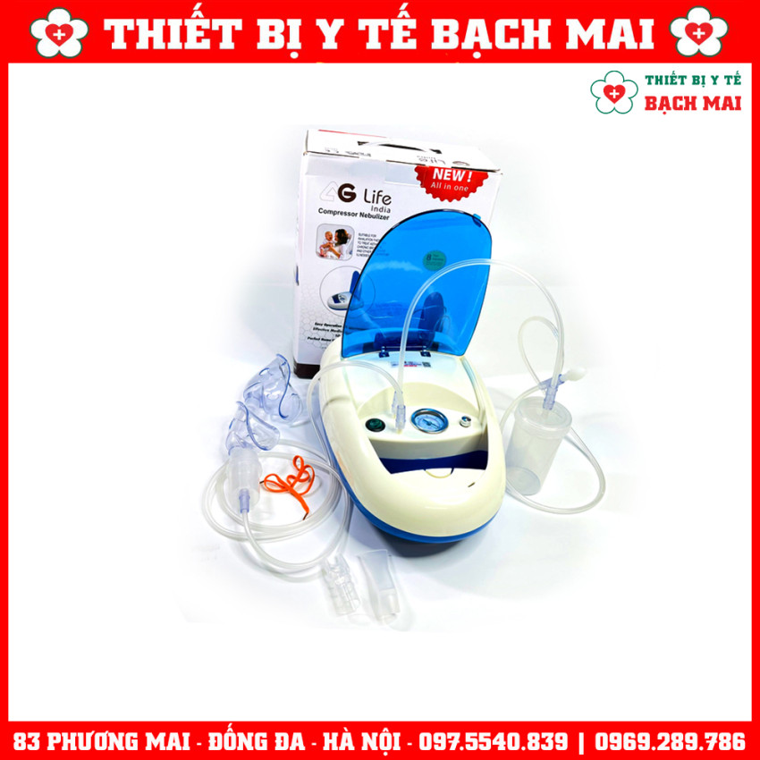 Máy Xông, Hút Mũi 2 In 1 AGLife Hi Baby - Ấn Độ