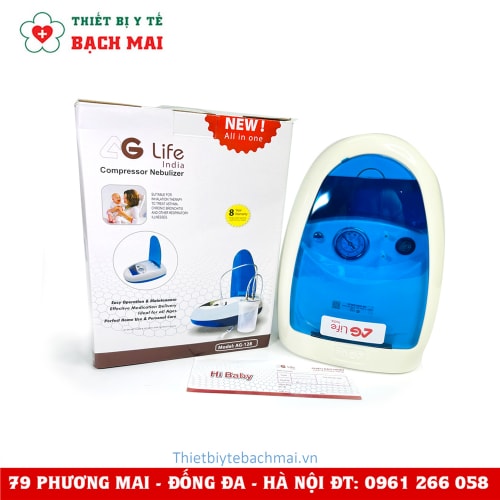 Máy Xông, Hút Mũi 2 In 1 AGLife Hi Baby - Ấn Độ