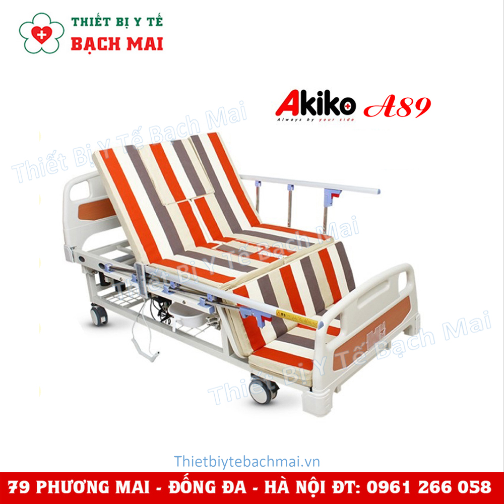 Giường Bệnh Nhân Chạy Điện Akiko A89 Cao Cấp