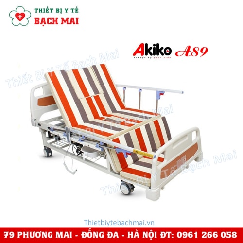 Giường Bệnh Nhân Chạy Điện Akiko A89 Cao Cấp