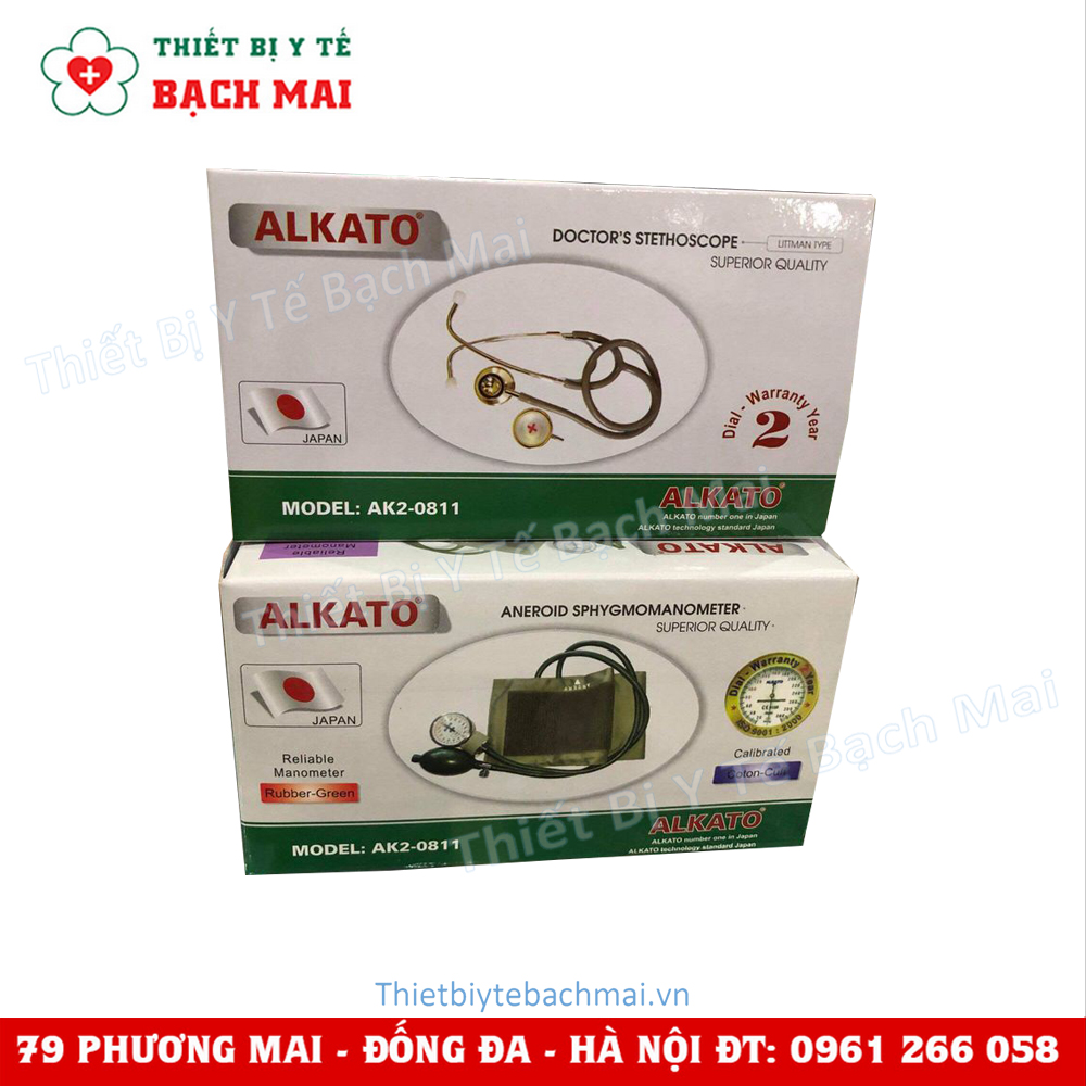 Máy Đo Huyết Áp Cơ Alkato AK2-0811 (Trọn Bộ Kèm Ống Nghe)