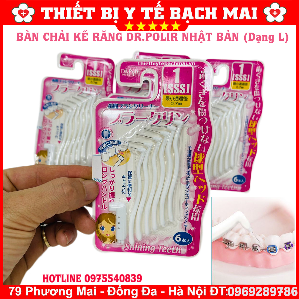 Bàn Chải Kẽ Răng Dr.Polir Dùng Cho Người Chỉnh Nha Niềng Răng Bàn Chải Kẽ Răng Dr.Polir Dùng Cho Người Chỉnh Nha Niềng Răng
