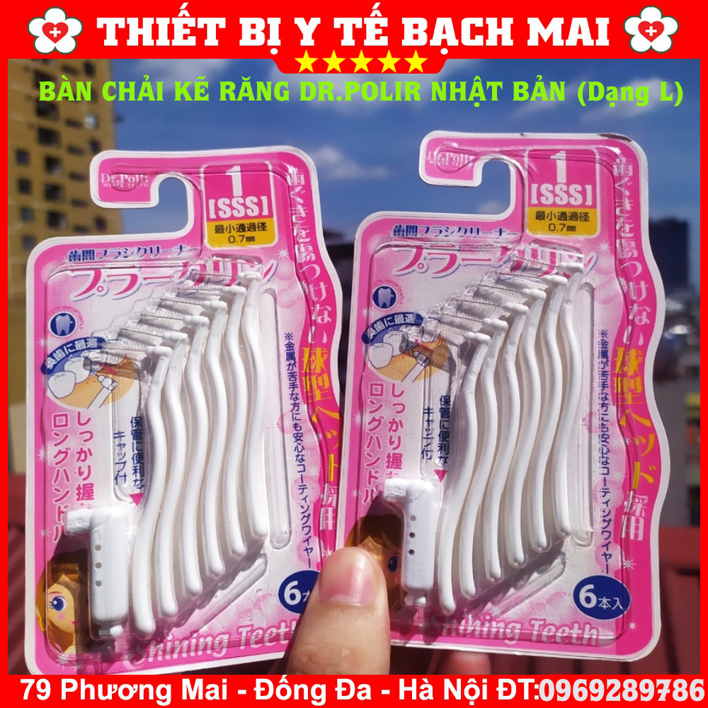Bàn Chải Kẽ Răng Dr.Polir Dùng Cho Người Chỉnh Nha Niềng Răng Bàn Chải Kẽ Răng Dr.Polir Dùng Cho Người Chỉnh Nha Niềng Răng
