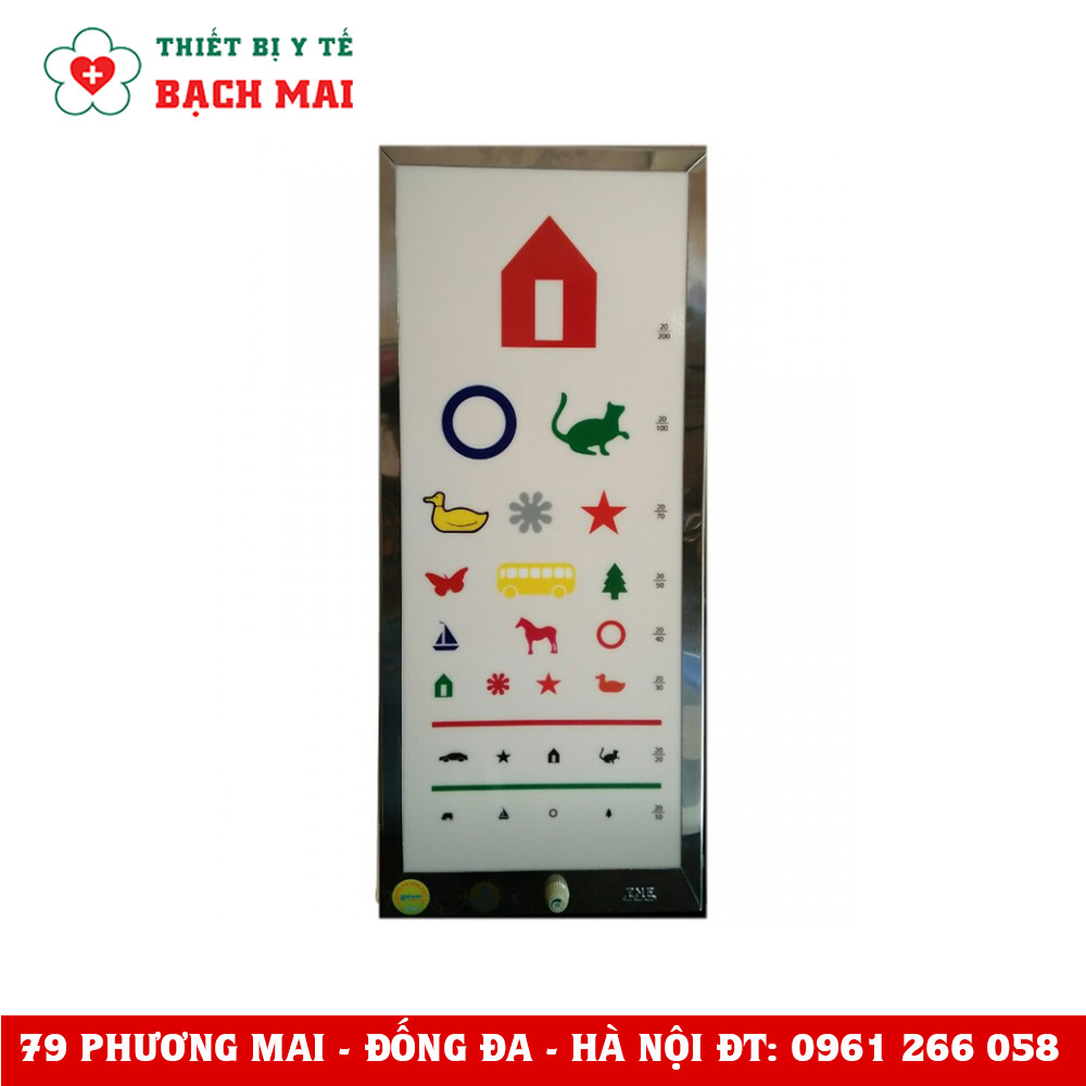 Bảng Thị Lực Con Vật Bayoka (5,5X24X50CM) Bảng Thị Lực Con Vật Bayoka (5,5X24X50CM)