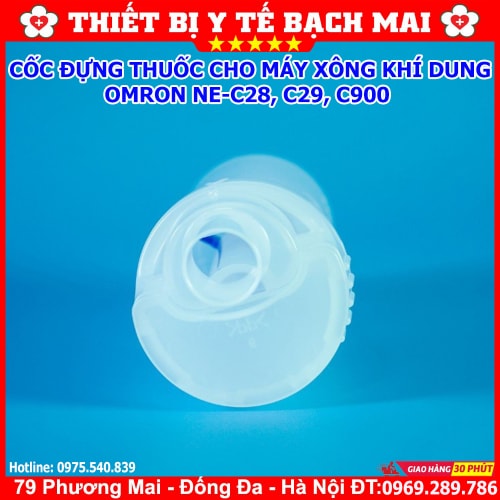 Bầu Xông Thuốc Cho Máy Xông Khí Dung OMRON C28, C29 - Cốc Thuốc Omron NE-C28, NE-C29 Bầu Xông Thuốc Cho Máy Xông Khí Dung OMRON C28, C29 - Cốc Thuốc Omron NE-C28, NE-C29