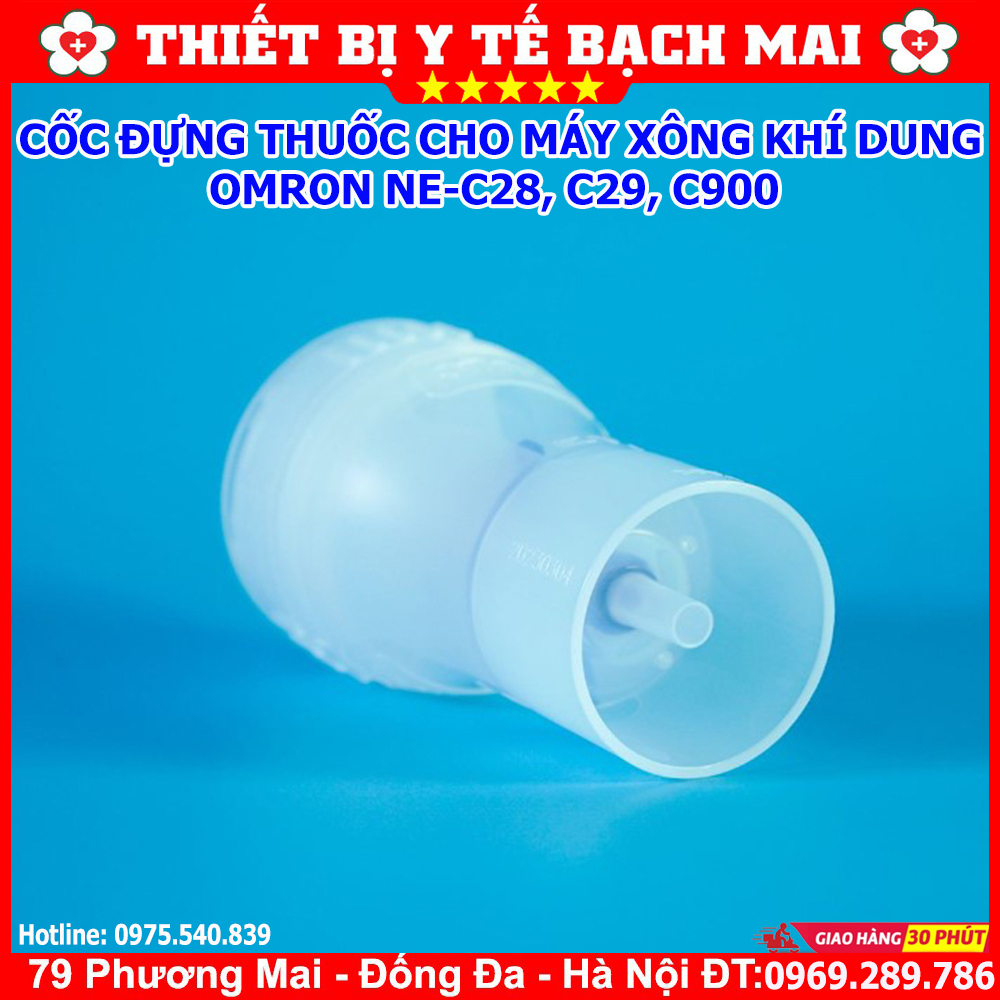Bầu Xông Thuốc Cho Máy Xông Khí Dung OMRON C28, C29 - Cốc Thuốc Omron NE-C28, NE-C29 Bầu Xông Thuốc Cho Máy Xông Khí Dung OMRON C28, C29 - Cốc Thuốc Omron NE-C28, NE-C29