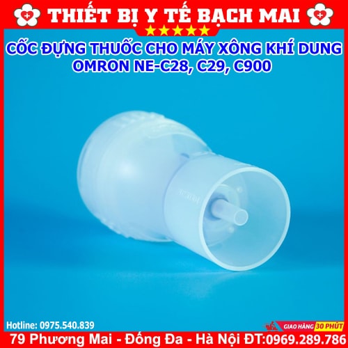Bầu Xông Thuốc Cho Máy Xông Khí Dung OMRON C28, C29 - Cốc Thuốc Omron NE-C28, NE-C29 Bầu Xông Thuốc Cho Máy Xông Khí Dung OMRON C28, C29 - Cốc Thuốc Omron NE-C28, NE-C29