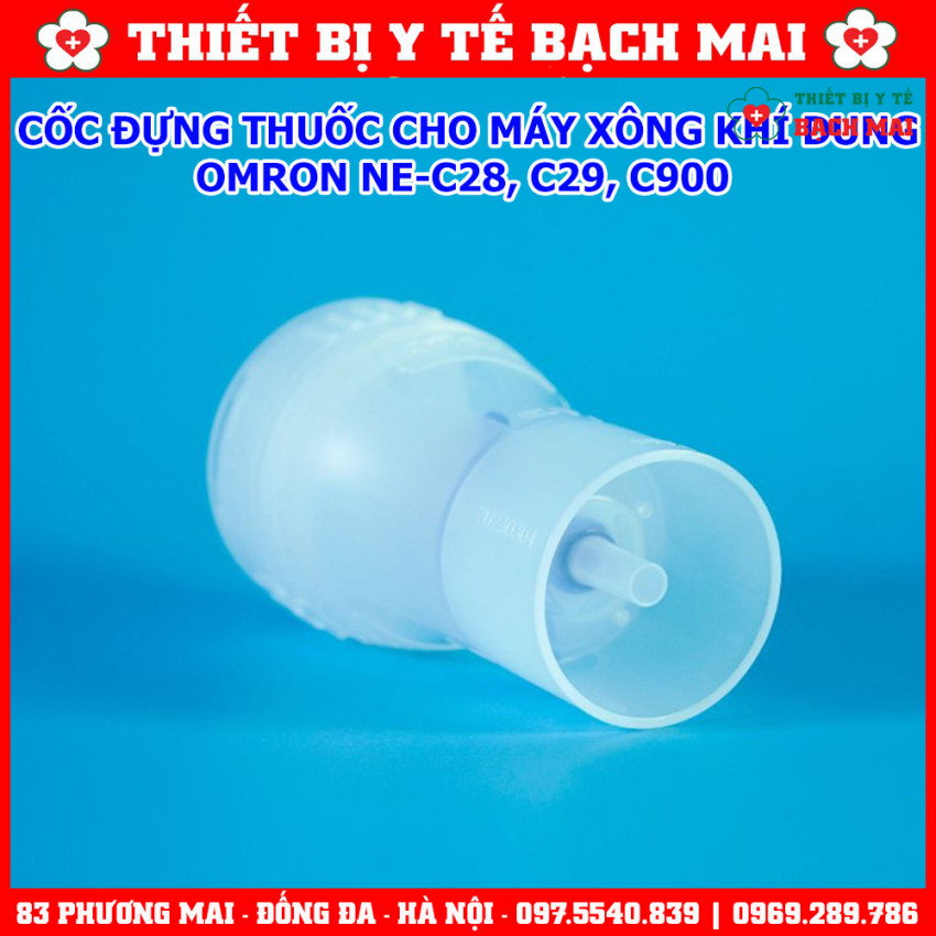 Bầu Xông Thuốc Cho Máy Xông Khí Dung OMRON C28, C29 - Cốc Thuốc Omron NE-C28, NE-C29