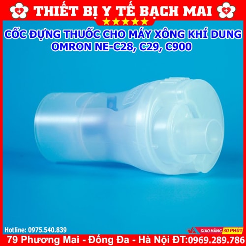 Bầu Xông Thuốc Cho Máy Xông Khí Dung OMRON C28, C29 - Cốc Thuốc Omron NE-C28, NE-C29 Bầu Xông Thuốc Cho Máy Xông Khí Dung OMRON C28, C29 - Cốc Thuốc Omron NE-C28, NE-C29