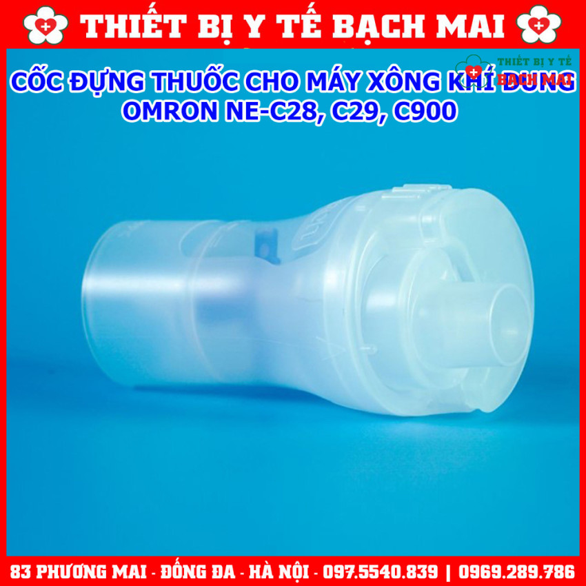 Bầu Xông Thuốc Cho Máy Xông Khí Dung OMRON C28, C29 - Cốc Thuốc Omron NE-C28, NE-C29