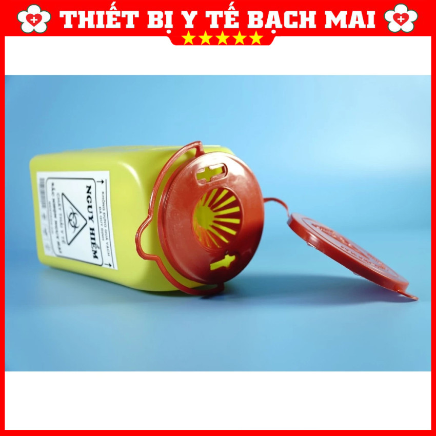 Bình Hủy Kim Tiêm Y Tế MEDTECH PVC – Bình Đựng Vật Sắc Nhọn, Nhiều Dung Tích Bình Hủy Kim Tiêm Y Tế MEDTECH PVC – Bình Đựng Vật Sắc Nhọn, Nhiều Dung Tích