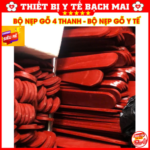 Bộ Nẹp Gỗ Y Tế 4 Thanh – Dụng Cụ Sơ Cứu Cố Định Tay Chân Bộ Nẹp Gỗ Y Tế 4 Thanh – Dụng Cụ Sơ Cứu Cố Định Tay Chân
