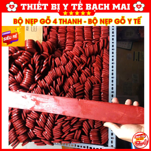 Bộ Nẹp Gỗ Y Tế 4 Thanh – Dụng Cụ Sơ Cứu Cố Định Tay Chân Bộ Nẹp Gỗ Y Tế 4 Thanh – Dụng Cụ Sơ Cứu Cố Định Tay Chân