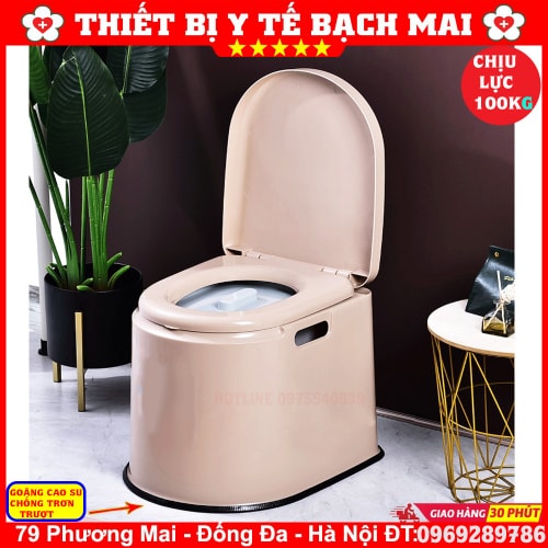 Bô Vệ Sinh Di Động, Bồn Cầu Toilet Nhựa Cao Cấp Cho Người Già, Bà Bầu Cao Cấp 2022