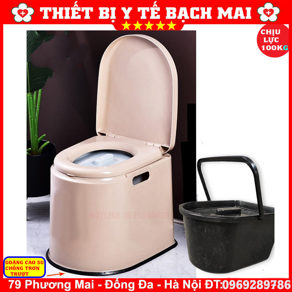 Bô Vệ Sinh Di Động, Bồn Cầu Toilet Nhựa Cao Cấp Cho Người Già, Bà Bầu Cao Cấp 2022