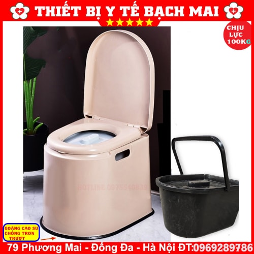 Bô Vệ Sinh Di Động, Bồn Cầu Toilet Nhựa Cao Cấp Cho Người Già, Bà Bầu Cao Cấp 2022