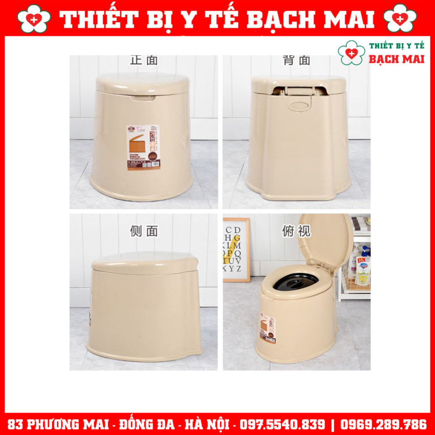 Toilet Vệ Sinh, Bô Vệ Sinh Di Động Nhựa
