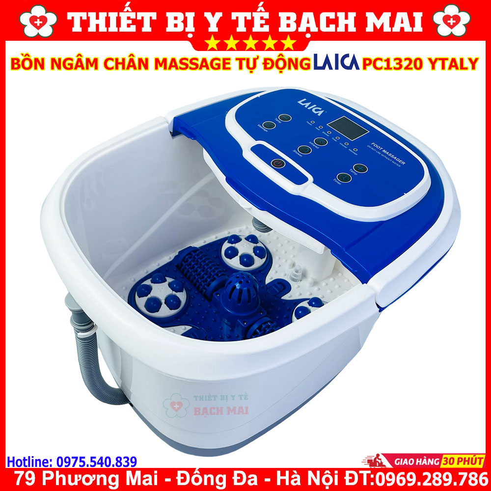 Bồn Ngâm Chân Massage Con Lăn Tự Động LAICA PC1320 Ý Bồn Ngâm Chân Massage Con Lăn Tự Động LAICA PC1320 Ý