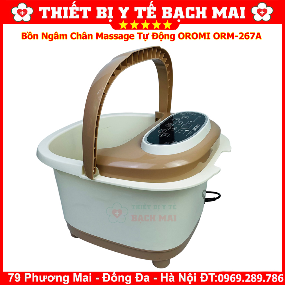 Bồn Ngâm Chân Massage Con Lăn Tự Động OROMI ORM267A Bồn Ngâm Chân Massage Con Lăn Tự Động OROMI ORM267A