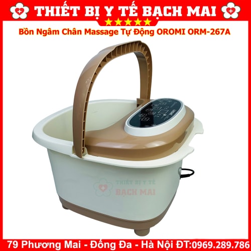 Bồn Ngâm Chân Massage Con Lăn Tự Động OROMI ORM267A Bồn Ngâm Chân Massage Con Lăn Tự Động OROMI ORM267A