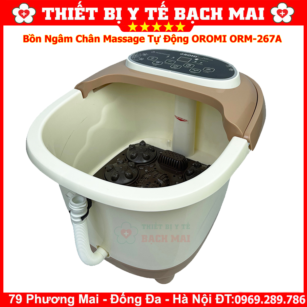 Bồn Ngâm Chân Massage Con Lăn Tự Động OROMI ORM267A Bồn Ngâm Chân Massage Con Lăn Tự Động OROMI ORM267A