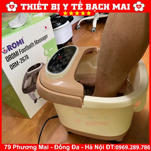 Bồn Ngâm Chân Massage Con Lăn Tự Động OROMI ORM267A Bồn Ngâm Chân Massage Con Lăn Tự Động OROMI ORM267A