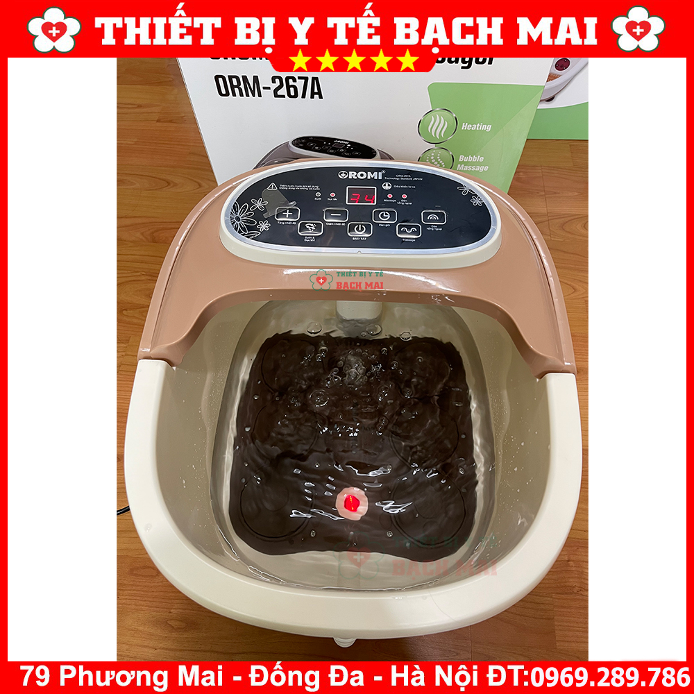 Bồn Ngâm Chân Massage Con Lăn Tự Động OROMI ORM267A Bồn Ngâm Chân Massage Con Lăn Tự Động OROMI ORM267A