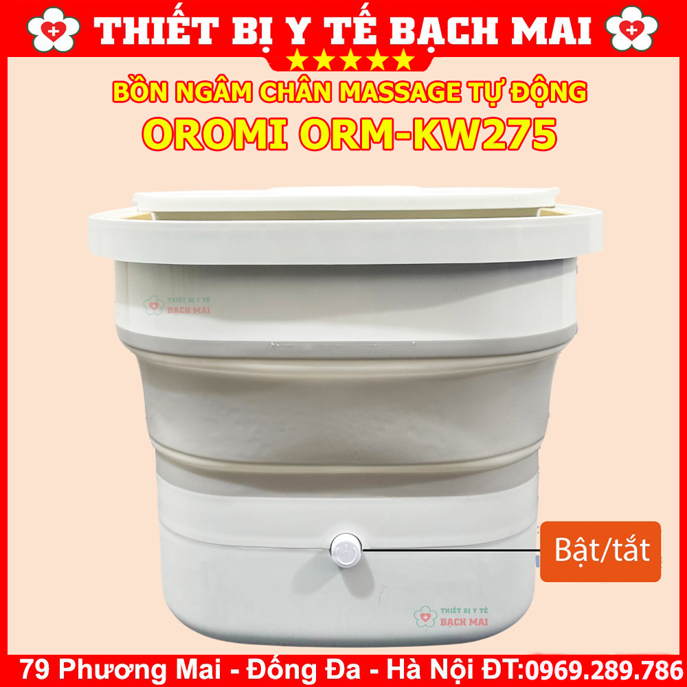 Bồn Massage Ngâm Chân Con Lăn Tự Động OROMI ORM-KW275 Bồn Massage Ngâm Chân Con Lăn Tự Động OROMI ORM-KW275